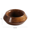 Brown Solid Wood Vase Brown Solid Wood Vase